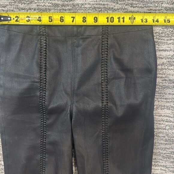 New RTA Kaimi Pant Leather Black Straight Leg Size 26 Revolve - Picture 10 of 16